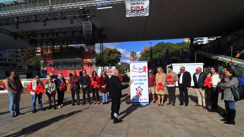 El Ayuntamiento de Benidorm se suma a la conmemoración del Día Mundial del Sida 